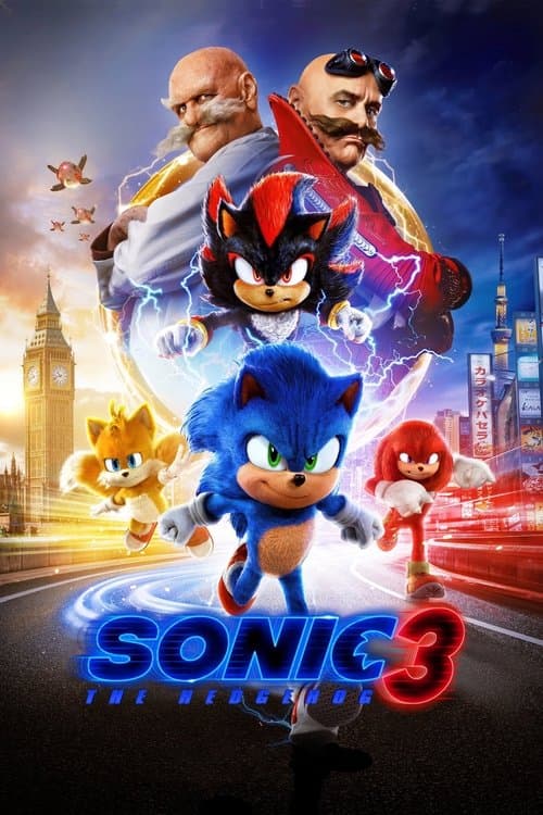 Sonic the Hedgehog 3 movie poster